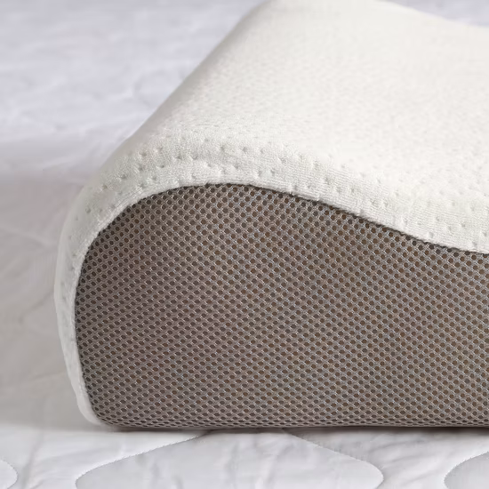 Oreiller en mousse à mémoire de forme Velet DOT Jacquard blanc 50d