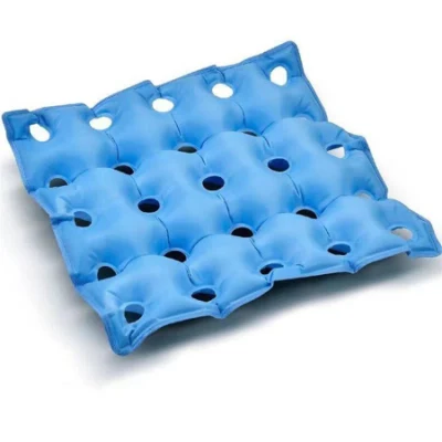 Coussins de siège de vente chaude, fourniture médicale, oreiller de siège pour fauteuil roulant, coussin carré gonflable