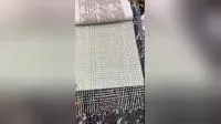 Oreiller rembourré en jacquard à carreaux haute densité, mode literie pour la maison